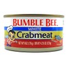 BUMBLE BEE Premium Select White CRABMEAT 6oz. (3 Cans)