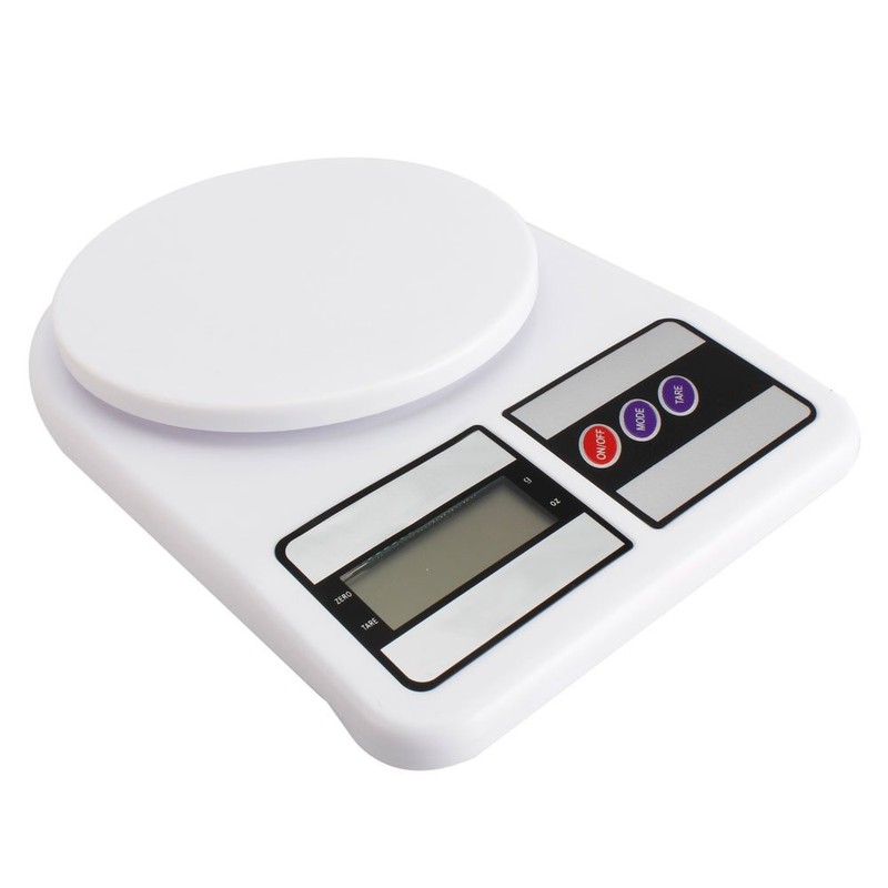 LeoFla Digitale Küchenwaage, elektronisch, LCD, Tara-Taste, Gewicht von 1 g