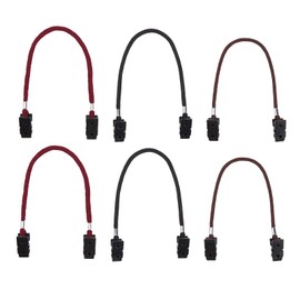 NICENEEDED 6 Pcs Hat Strap Clips Cord Fasteners, Windproof Clips Cap Retainers Adjustable Hat Chin Cords, Anti-lost Straps Hat Holder Clips for Travel, Golfing, Fishing, Camping