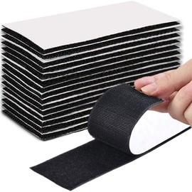 BESTU Velcro, Double-Sided Tape, 2.0 x 3.9 inches (5 x 10 cm), Velcro, Powerful Pitacro, Super Strong, Waterproof, Heat Resistant, Velcro Tape, For Car, DIY, Home, Commercial Use, 15 Pairs