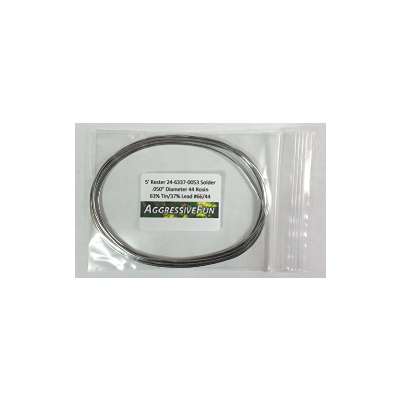 Kester 44 Rosin Core 63/37 .050"(1.27mm) 24-6337-0053 Solder 1.4ounce 15feet