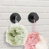 2 PCS Suction Cup Hooks for Shower, Bathroom Stainless Steel