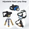 M METERXITY 3-Pack Headlamp Strap Replacement Headband, High Elastic Headlamp