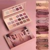 Eco R. Paleta Sombras Nude New 18 Tonos Rosa Glitter