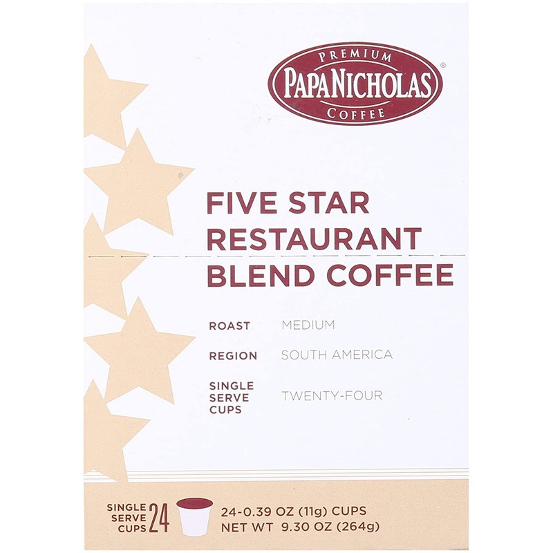 PapaNicholas Coffee Single Serve Coffee Cups Fits Keurig K Cup