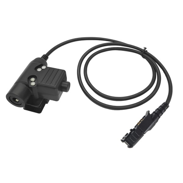 HELETUL U94 Ptt Two Way Radio Push-to-Talk Button Adapter Compatible