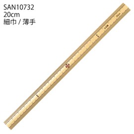 Kushida Measuring Instrument Manufacturing Co., Ltd. Bamboo Ruler 7.9 x 0.5 inches (20 x 1.3 cm)