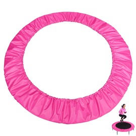 Mini Trampoline Spring Cover 36 38 40 45 60inch Small Trampoline Pad Replacement 3 Layers Thickened & Widened, 800D Tear-Resistant Oxford Cloth, fit Indoor Trampoline for Toddlers,Pink,96cm(38inch)