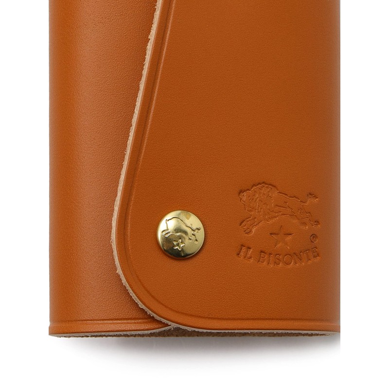 IL BISONTE Key Case, Leather, Genuine Cowhide, Women's, Men's, Unisex,
