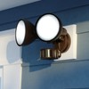 VAXCEL Bronze Motion Sensor Dusk to Dawn Outdoor Security Flood