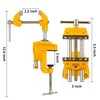 Dazefree Bench Vise, 360° Swiveling Articulating Vise, Clamp-On Vise for