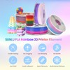 SUNLU 3D Printer Filament, Rainbow PLA Filament 1.75mm, Multicolor Gradient