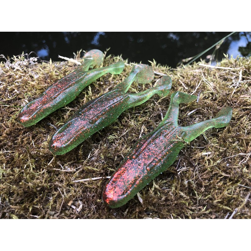 AT PRODUCTS Paddle Toad Frog soft plastic fishing lure -