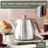 WALDWERK Tea Pot with Infuser - Double Wall Stainless Steel