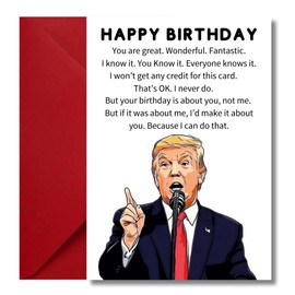 LimaLima Funny Birthday Card For Men & Women