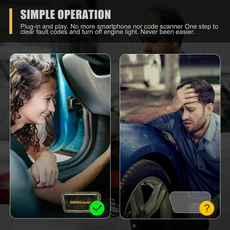 OBDResource Auto Car Code Clearer Turn-Off Check Engine Light Erase