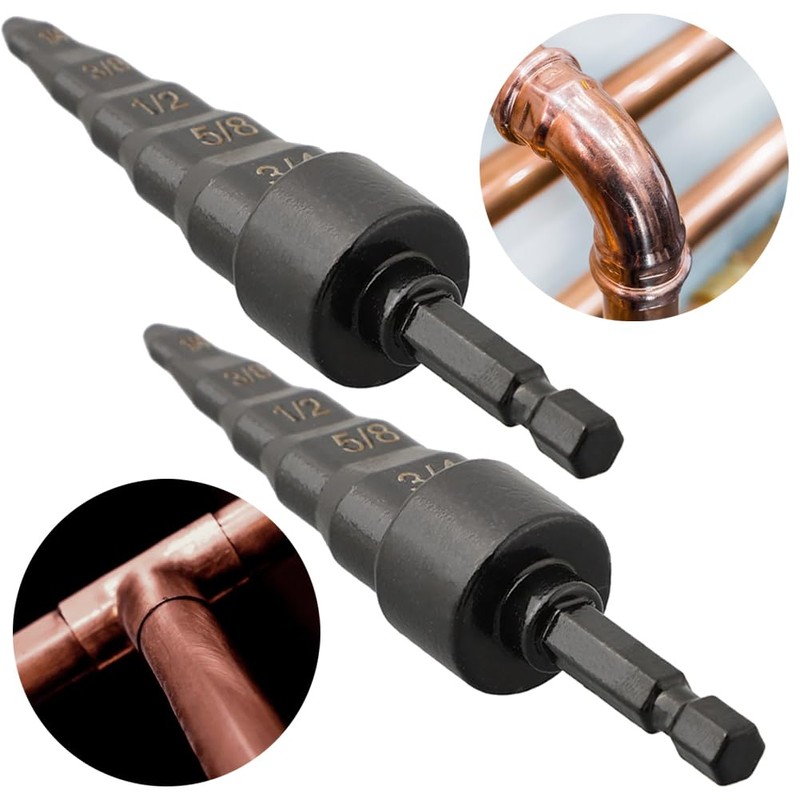 Saipor 2PCS Copper Tube Expander, 5 in1 Air Conditioner Copper