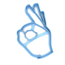 Sweet Prints Inc Okay Hand Cookie Cutter - Dishwasher Safe (3")