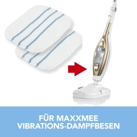 MAXXMEE Floor Cloth for Vibration Steam Mop Replacement Covers 28 cm x 22 cm x 0.4 cm Also Universal Use [Reusable]