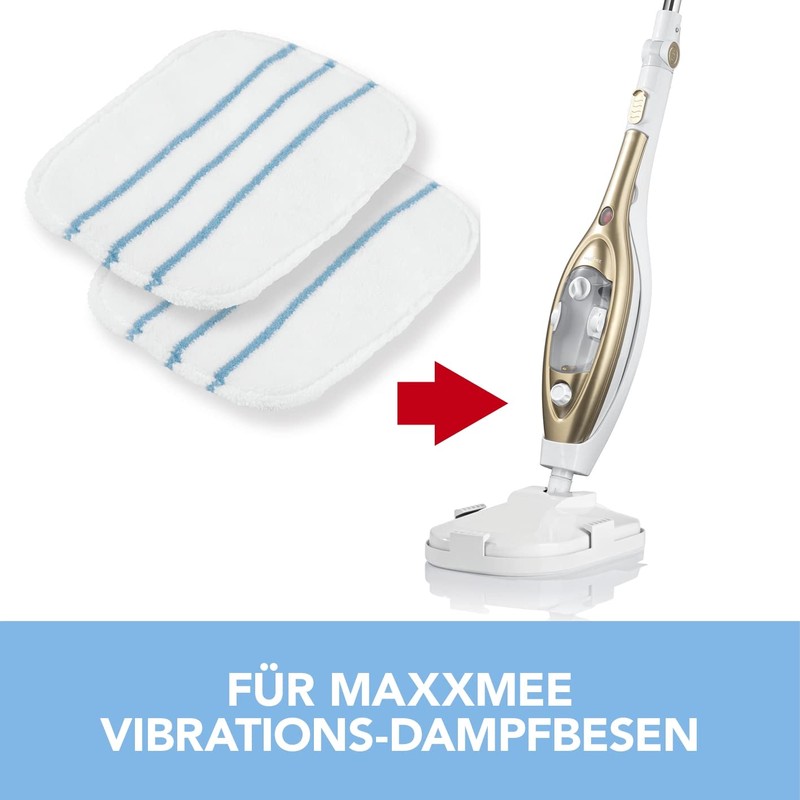 MAXXMEE Floor Cloth for Vibration Steam Mop Replacement Covers 28