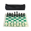 Andux Roll-Up Chess Game with Handbag and 32 Pieces Chess