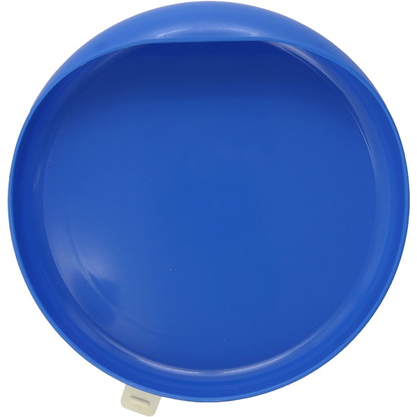 Maddak SP Ableware Scooper Plate with Suction Cup Base , Blue - 745350012