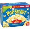 Pop Secret Popcorn, Extra Butter, 3.2 Oz Bags, 12 Ct