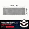 AggAuto 47"x16" ABS Plastic Universal Car Grill Mesh, Automotive Grille