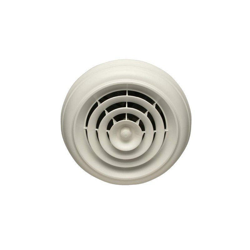 HaVACo Quick Connect 12" Capital Crown Round Ceiling Diffuser with