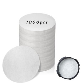 1000 Pcs Round Disposable Coffee Filters Paper Compatible with Aeropress Coffee Makers Bialetti Moka Pot Bialetti Espresso Maker Moka Pot OXO Brew Rapid Brewer