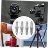 LABRIMP 4pcs Stainless Steel to Adapter Spigot for Light Stand