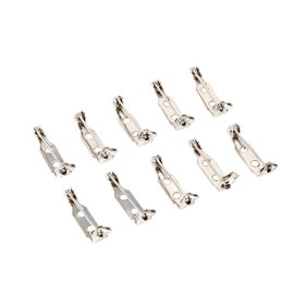 50Pcs Bar Pins Brooch Lock Back Safety Catch Rolling DIY Brooch Craft 20/25/32/38mm Silver(20mm)