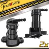 2x Headlight Cleaning Water Nozzle Left Right Compatible with A4