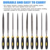 Glarks 12Pcs Mosaic Tools Set, Heavy Duty Wheeled Glass Mosaic