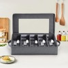 Silverware Storage Box 2 Pack, Flatware Storage Case, Utensil Storage