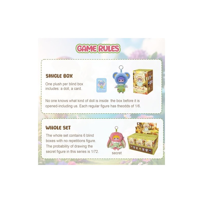 YH YUHUNG Forest Whim Blind Box Mystery Art Figure Collectible