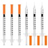 1ml/cc Disposable Syringes with 31Ga 5/16" (8mm) Needle, 30Pack