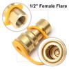 ZUDKSUY 1/2" Gas Quick Connect Kit, LP Gas Quick Connect