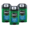 Brut Deodorant 2.25oz Oval Solid Classic Scent (3 Pack)