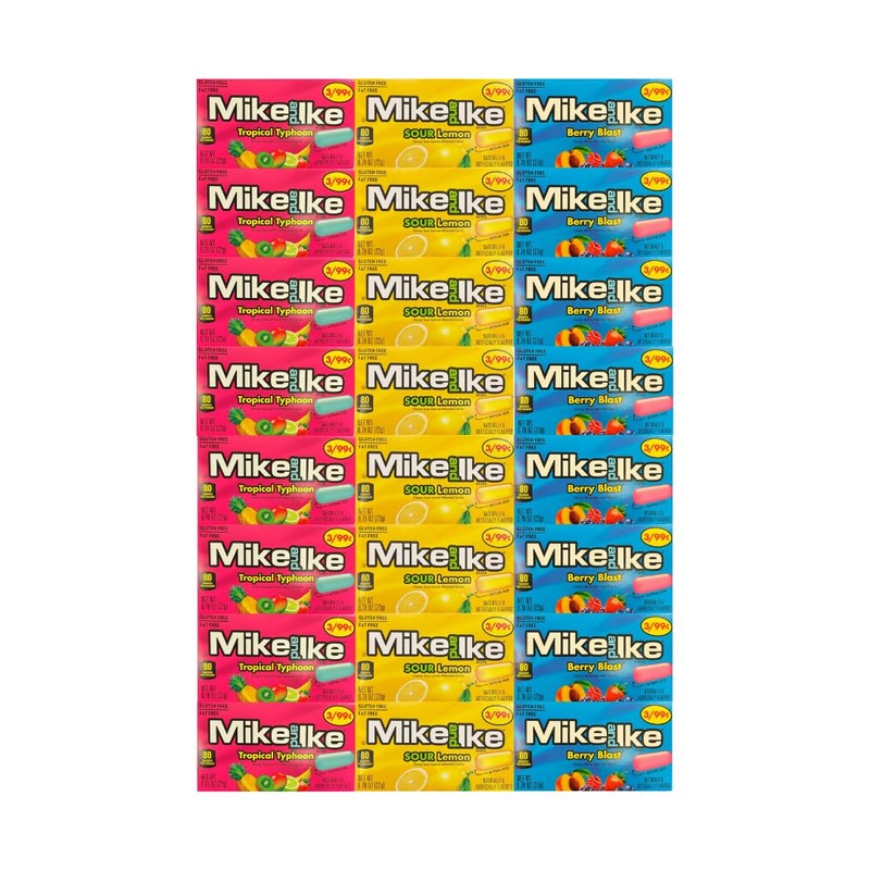 Generic Candy Assortment - Mike and Ike, 8 Sour Lemon,