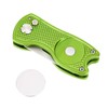 Mile High Life All Metal Foldable Golf Divot Tool with