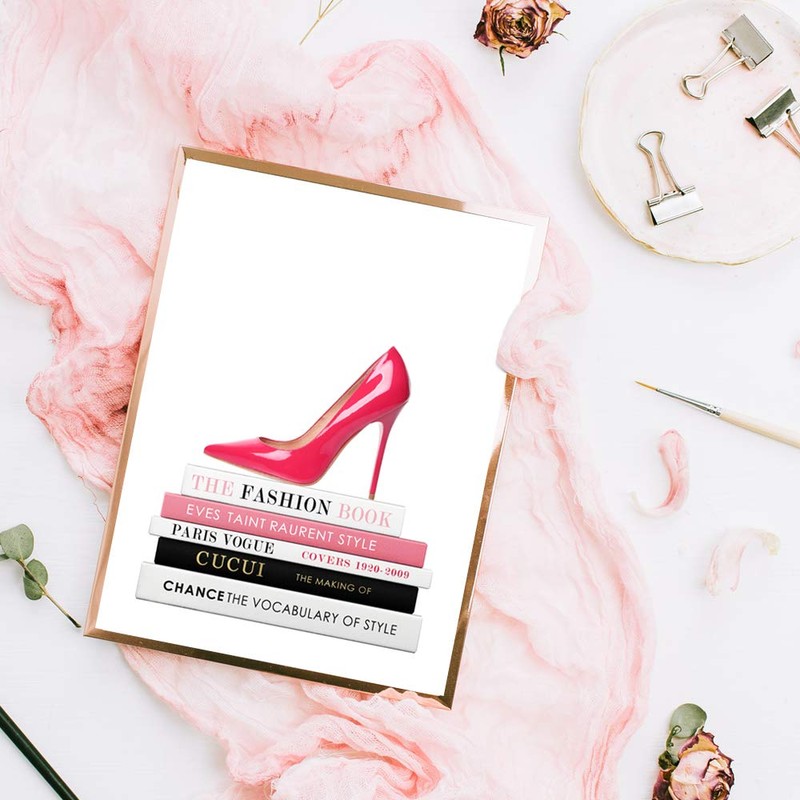 Poster Nordic A4 Black and White Monotone Fashion Stylish Interior