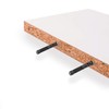 Gedotec Shelf Support Steel Brown Galvanised – Clear, Pack of