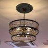 Canomo One Piece Classic Ceiling Medallion Polyurethane Ceiling Fan Medallion