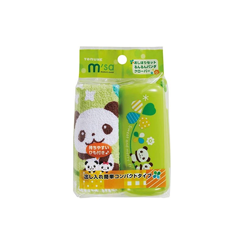 Torune P-3438 Hot Towel Set, Runrun, Panda Clover