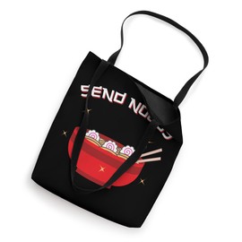 Send Noods Japanese Instant Noodles Soup Asian Food Lover Tote Bag