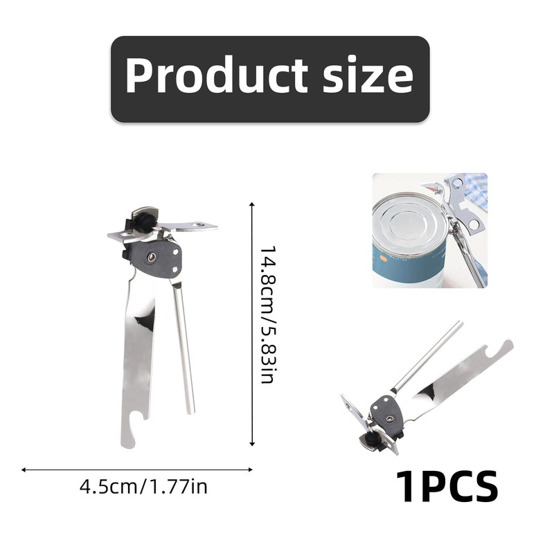 Butterfly Can Opener,Portable Manual Can Opener,Non-Slip Butterfly Tin Opener,Tin Openers,for