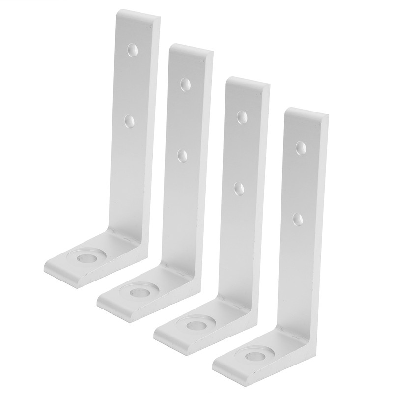 4PCS Corner Braces Aluminum L Shaped Right Angle Support Fixing