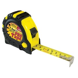 IVY Classic 13226 7.5m/25' x 1" Pro Measuring Tape (Metric/Inch), 1/Card