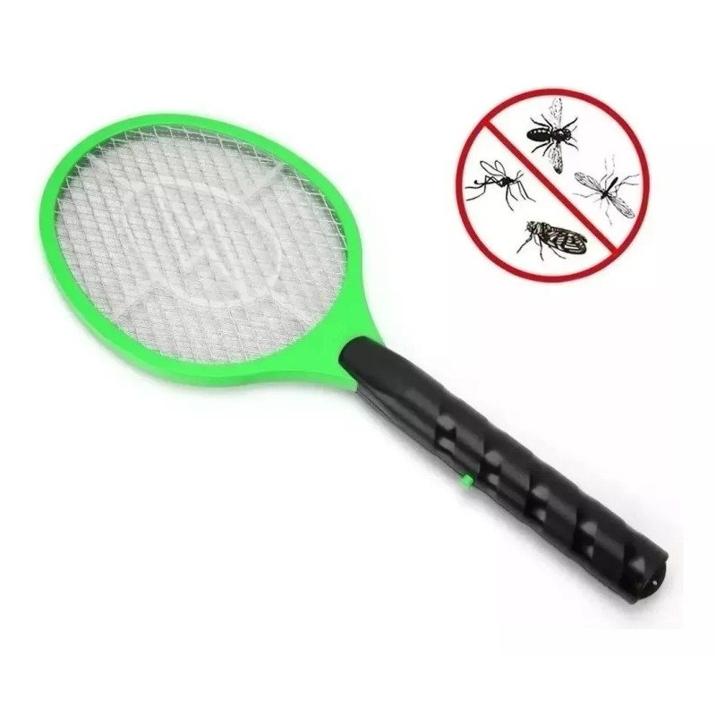 CB 6 Pza Raqueta Mata Moscas Y Mosquitos Recargable Oferta